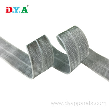 fold over elastic 20 mm metallic elastic band